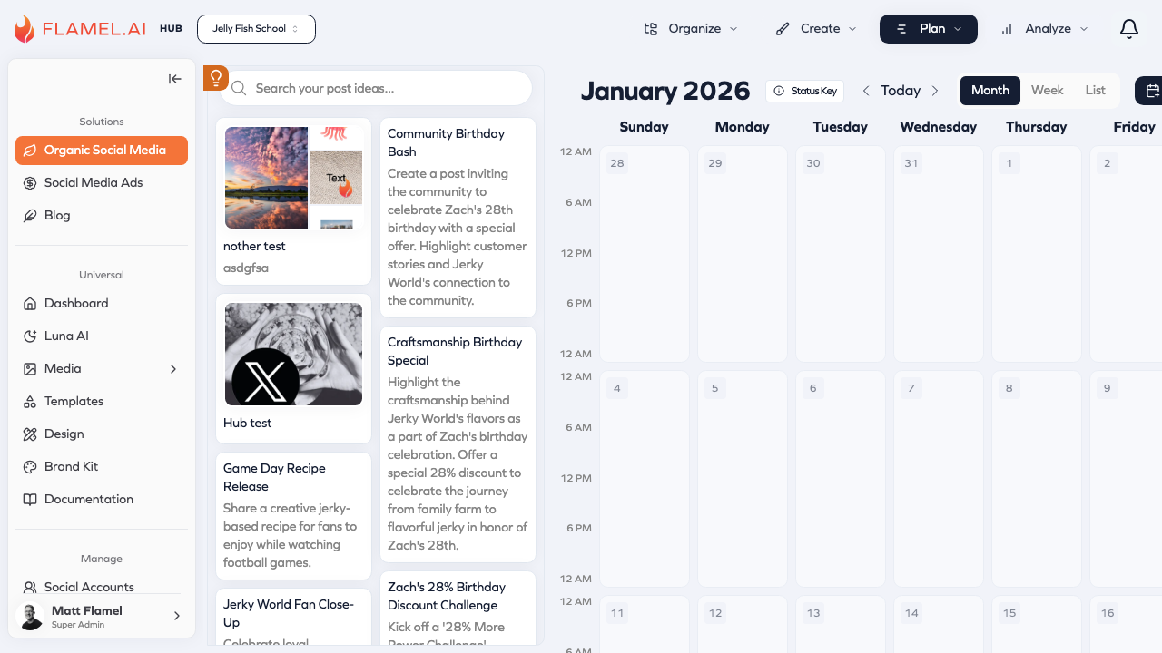 Content Calendar
