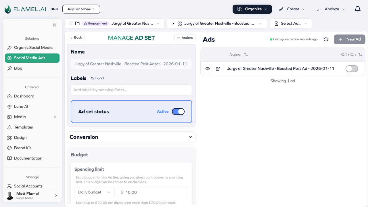 Ads List