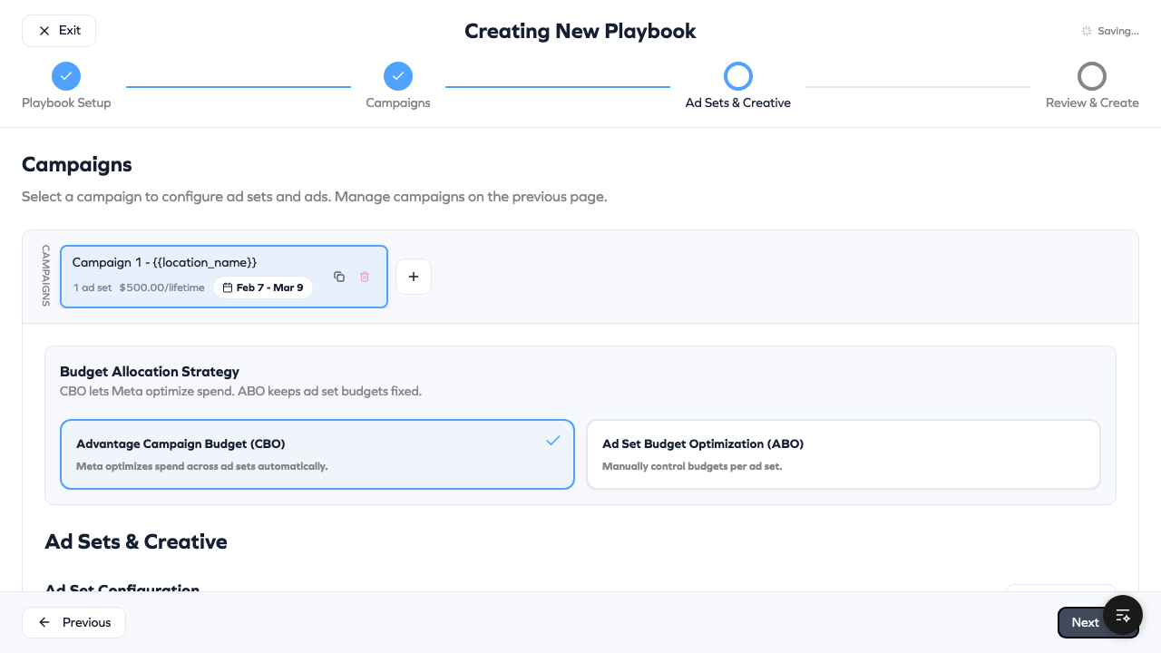 Targeting Configuration